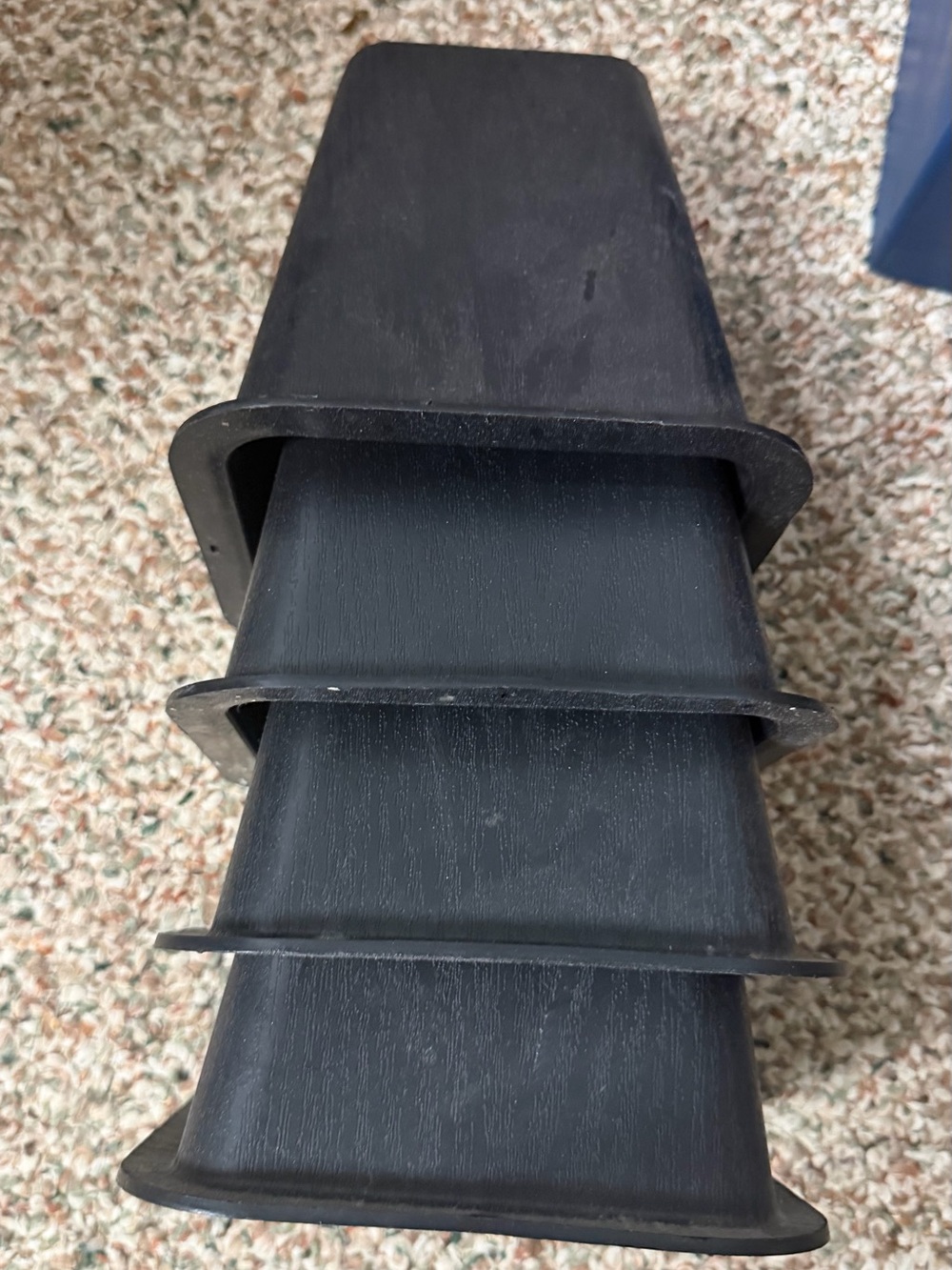 Black Decorative Bed Risers Set of 4 - dorm accessories